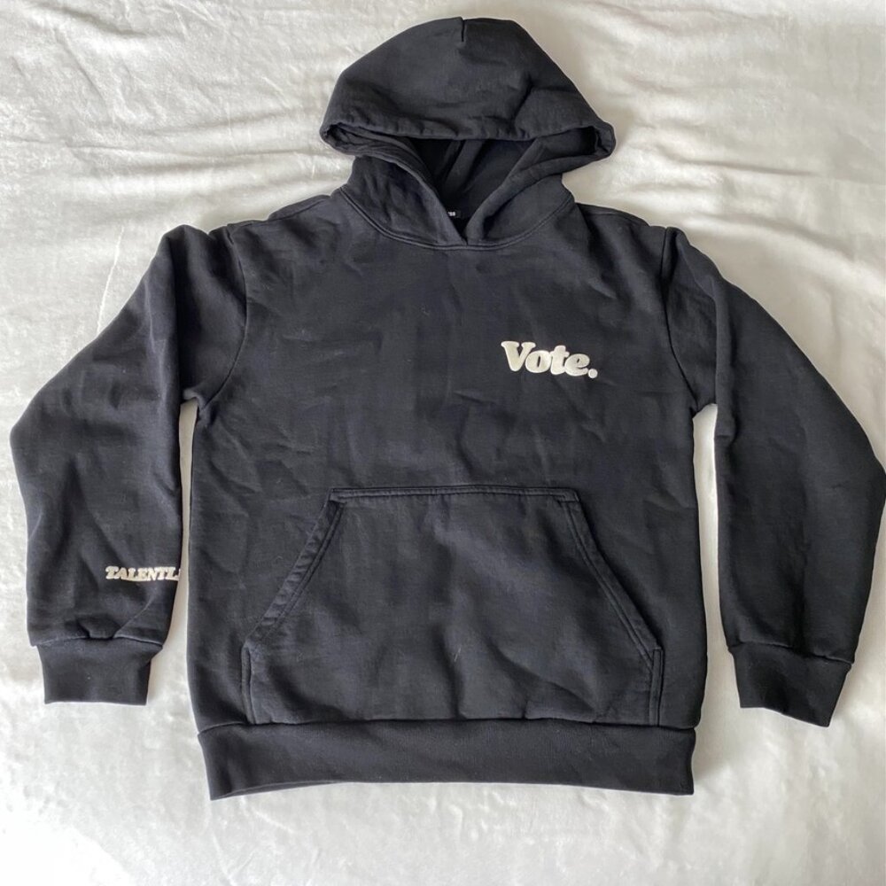 Talentless Vote Hoodie Black Small